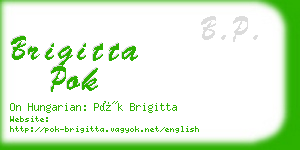 brigitta pok business card